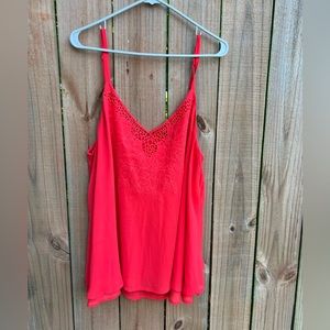 Torrid - size 2 - Red Cami Top with Design